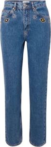 Re Done Jeans Originals 70s Straight Blauw Dames