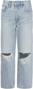 Re Done Loose-fit Jeans Blauw Dames