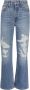 Re Done Straight Jeans Blauw Dames - Thumbnail 1