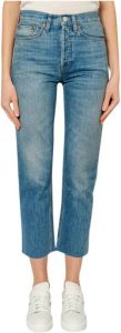 Re Done straight jeans Blauw Dames