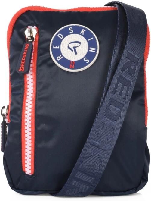 Redskins Kleine Schoudertas van Gecoat Canvas Blauw Blue Heren