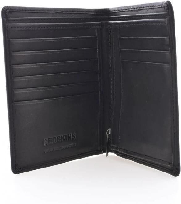 Redskins Leren Logo Portemonnee Zwart Black Heren