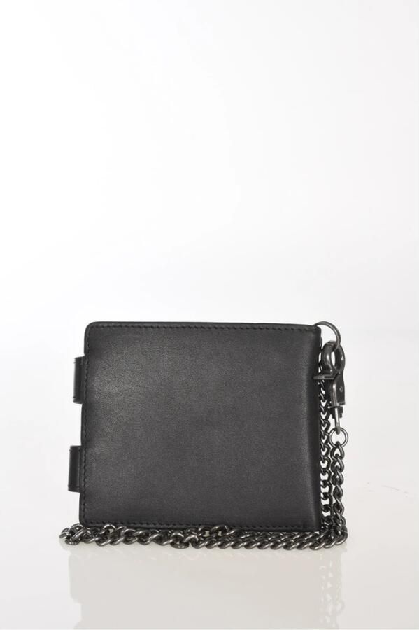 Redskins Leren Portemonnee Ravin Zwart Black Heren