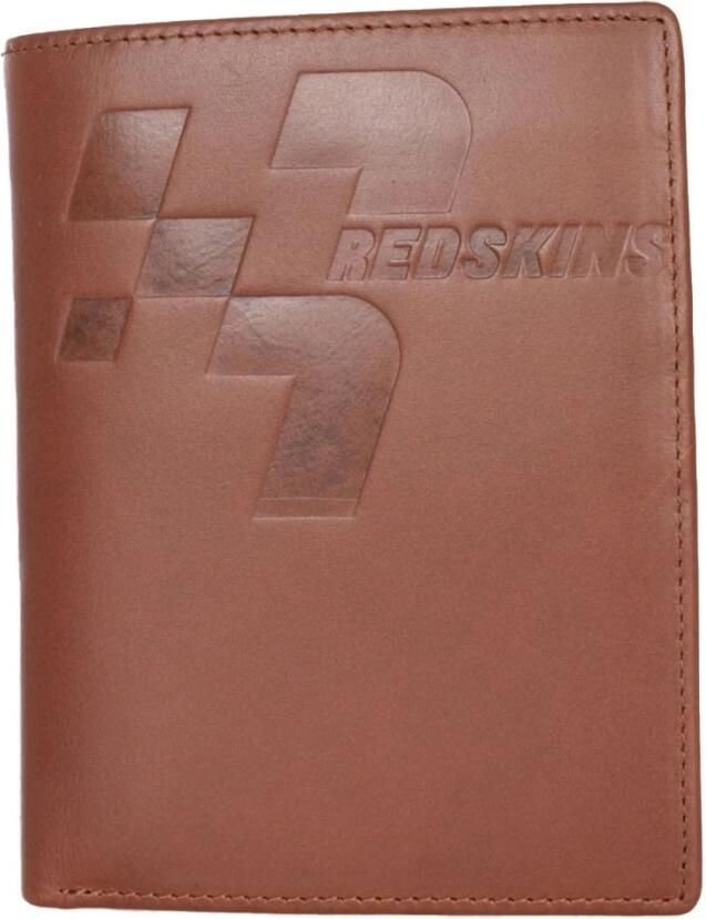 Redskins Leren Portemonnees en Kaarthouders Brown Heren