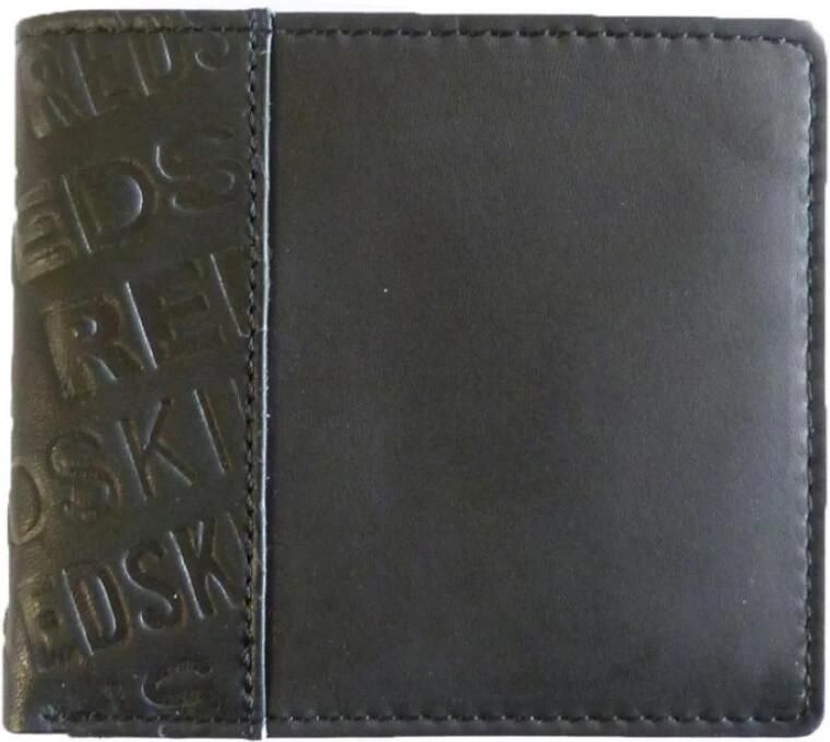 Redskins Leren Portemonnees & Pasjeshouders Zwart Black Heren