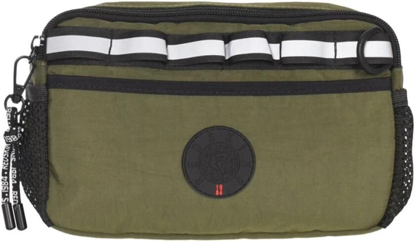 Redskins Multi-pocket Bananentas Gecoate Canvas Green Heren