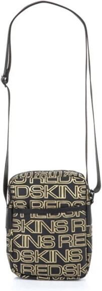 Redskins Textiele schoudertas met gouden logomotief Black Heren - Foto 3