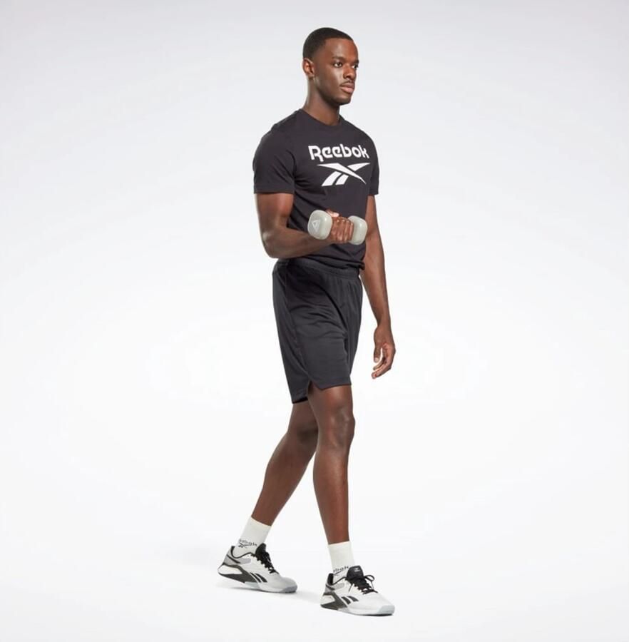 Reebok Gebreide Shorts voor Dagelijks Comfort Black Heren - Foto 2