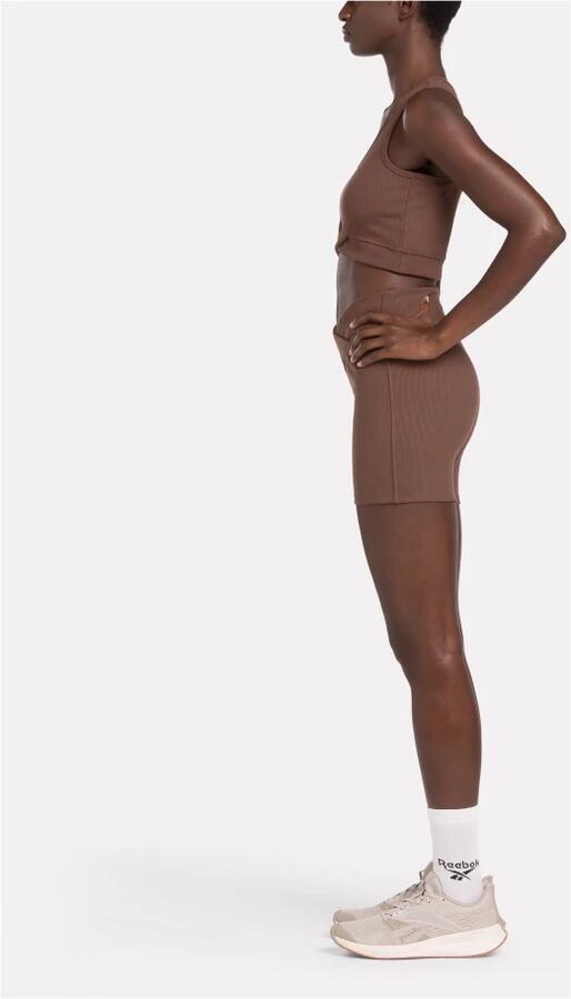 Reebok Studio Crop Tank Top Brown- Dames Brown - Foto 3