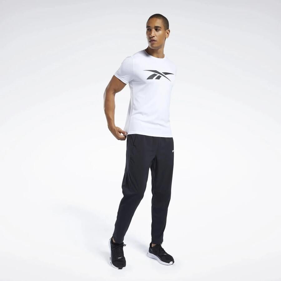 Reebok wor woven trackster trainingsbroek zwart heren - Foto 2