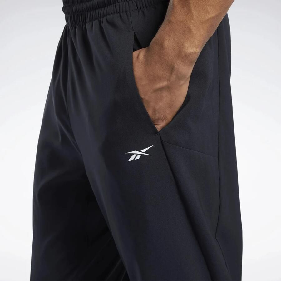 Reebok wor woven trackster trainingsbroek zwart heren - Foto 5