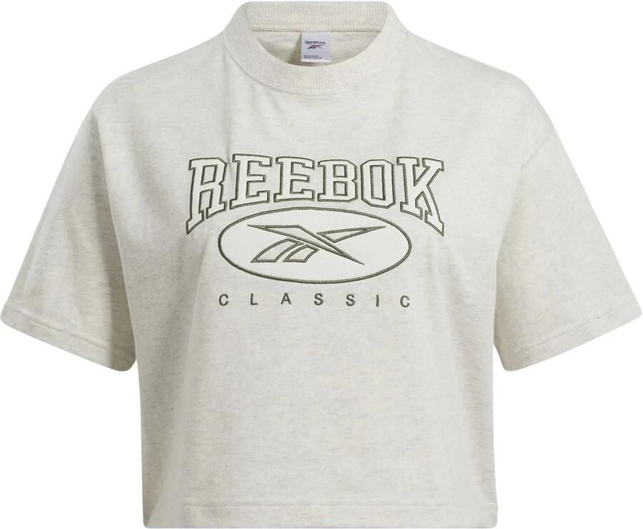 Reebok T-shirt met geborduurd logo Beige - Foto 7