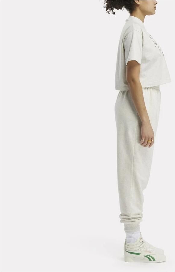 Reebok T-shirt met geborduurd logo Beige - Foto 6