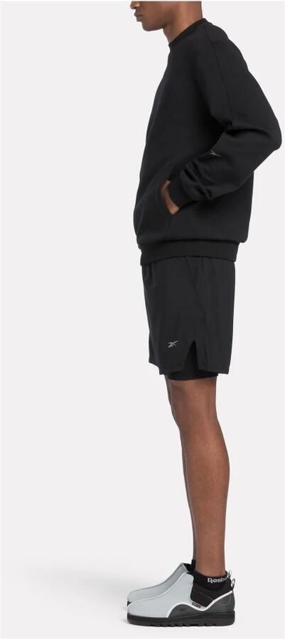 Reebok Short RUNNING 2-1 SHORT BLACK SOLAR LIME (1-delig) - Foto 5