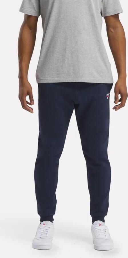 Reebok Trainingsbroek IDENTITY SMALL LOGO FLEECE JOGGER BLACK WHITE VECTOR RED (1-delig) - Foto 3