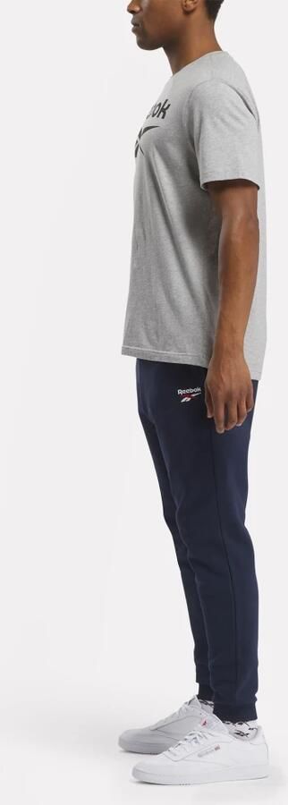 Reebok Trainingsbroek IDENTITY SMALL LOGO FLEECE JOGGER BLACK WHITE VECTOR RED (1-delig) - Foto 4