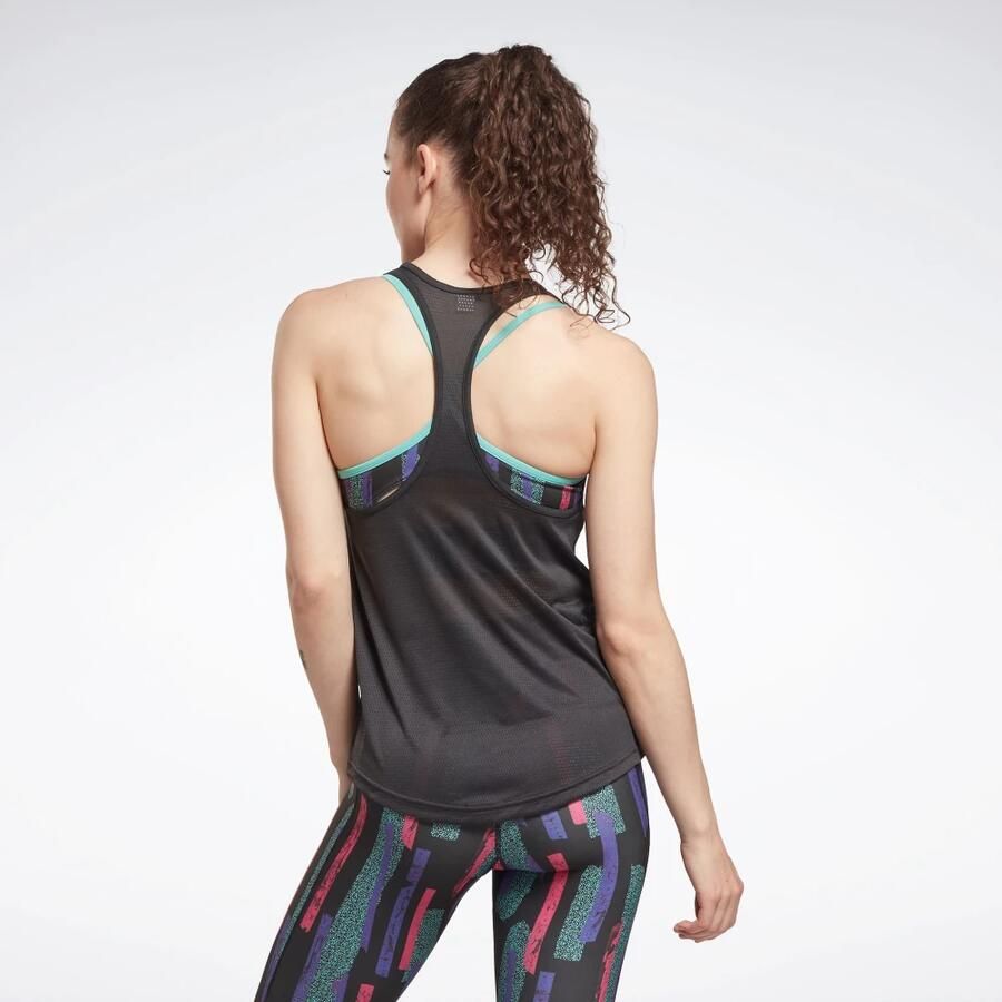 Reebok Mesh Back Trainings T-shirt Black Dames - Foto 3