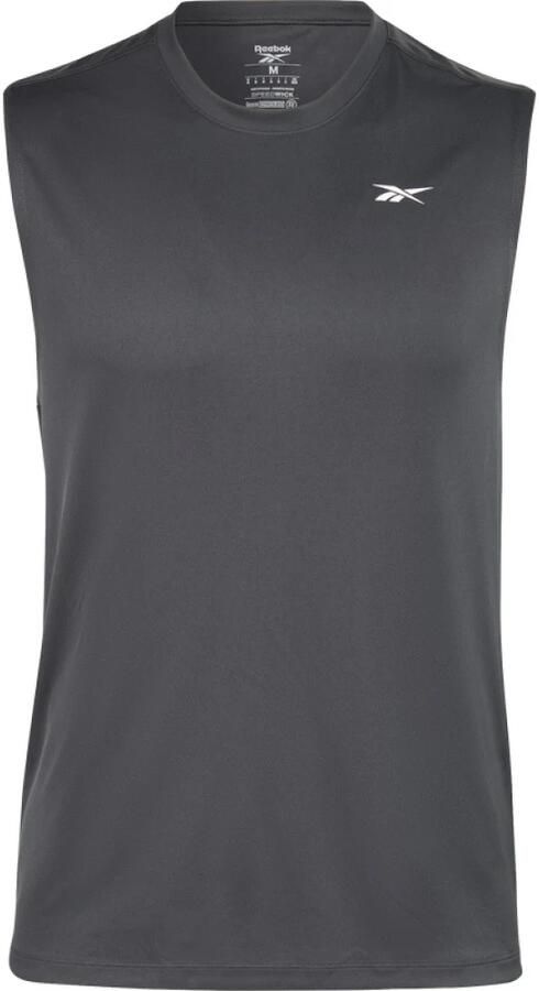 Reebok Mouwloze Technische Trainings T-shirt Black Heren - Foto 8