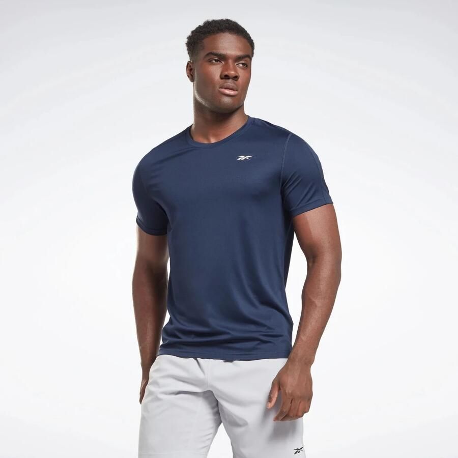 Reebok Prestatie Tech Tee Blue Heren
