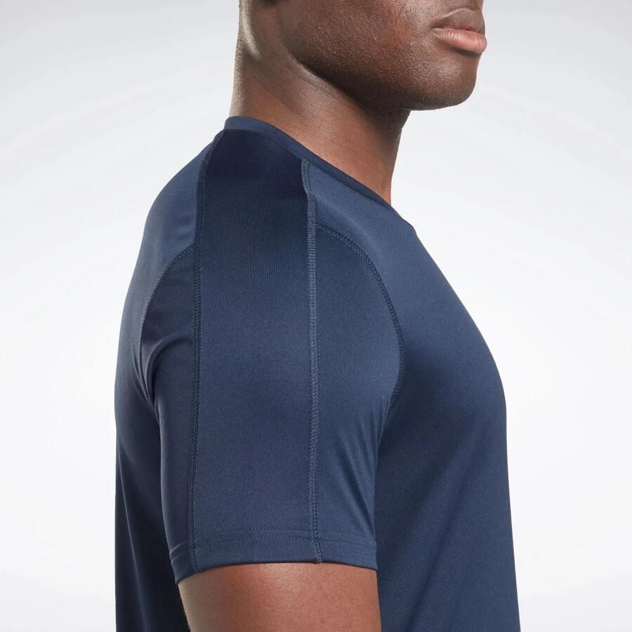 Reebok Prestatie Tech Tee Blue Heren - Foto 5
