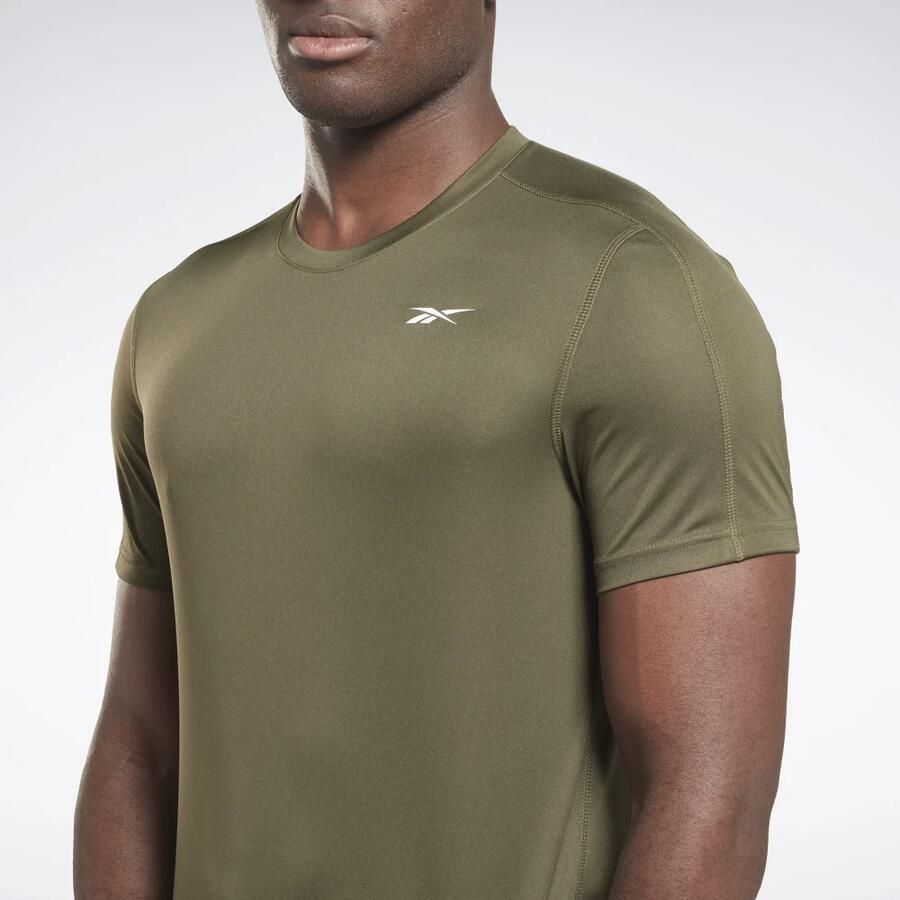 Reebok Technische T-shirt Green Heren - Foto 4
