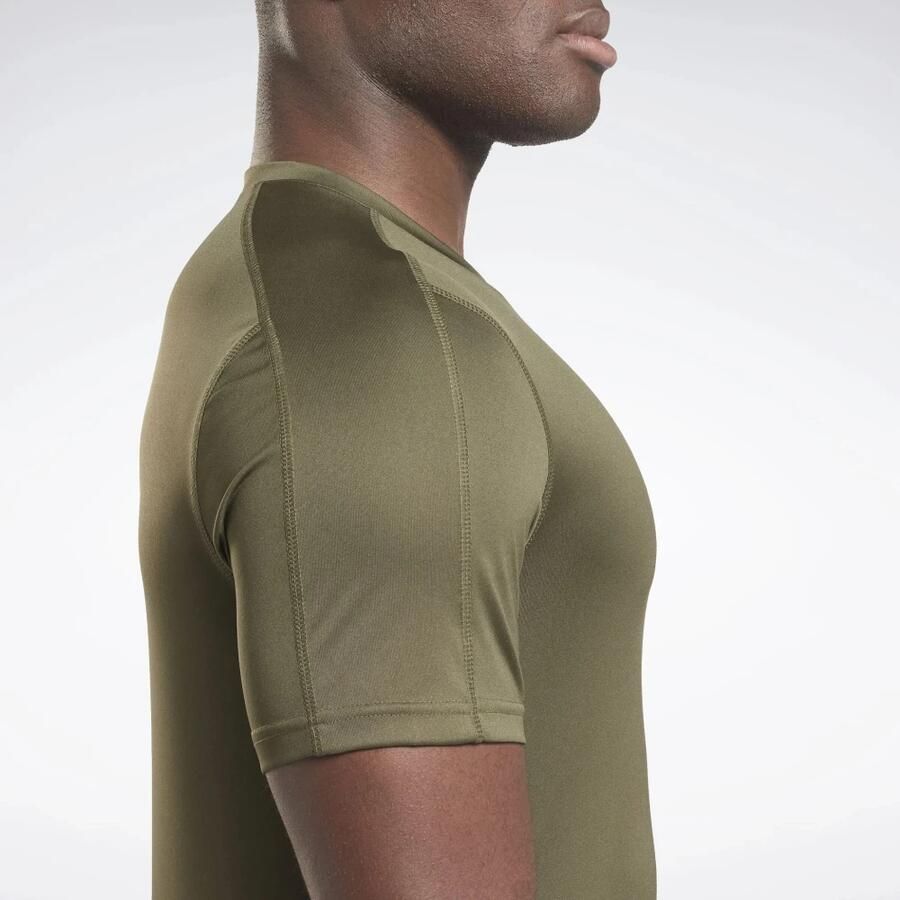 Reebok Technische T-shirt Green Heren - Foto 5