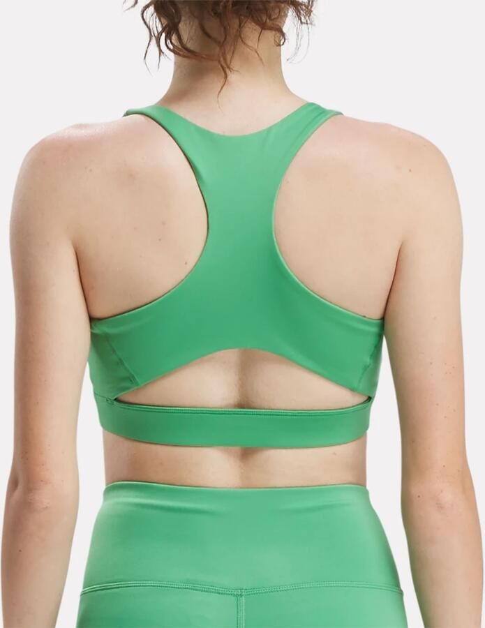Reebok Classic Logo Sports Bra Green- Dames Green - Foto 6