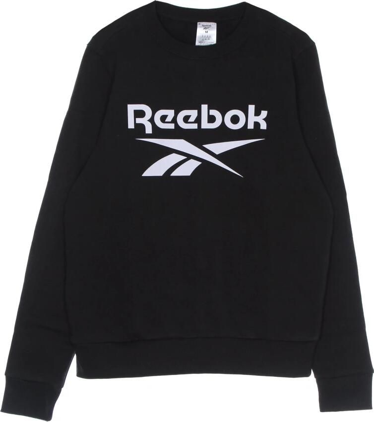 Reebok Zwarte Fleece Crew Neck Sweatshirt Black Heren - Foto 4