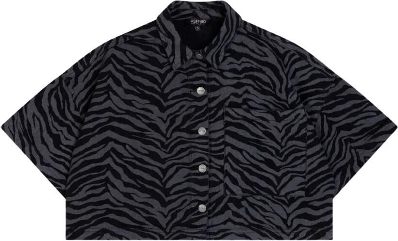 Refined Department Adeline Blouse Lange Mouw Gray Dames - Foto 3