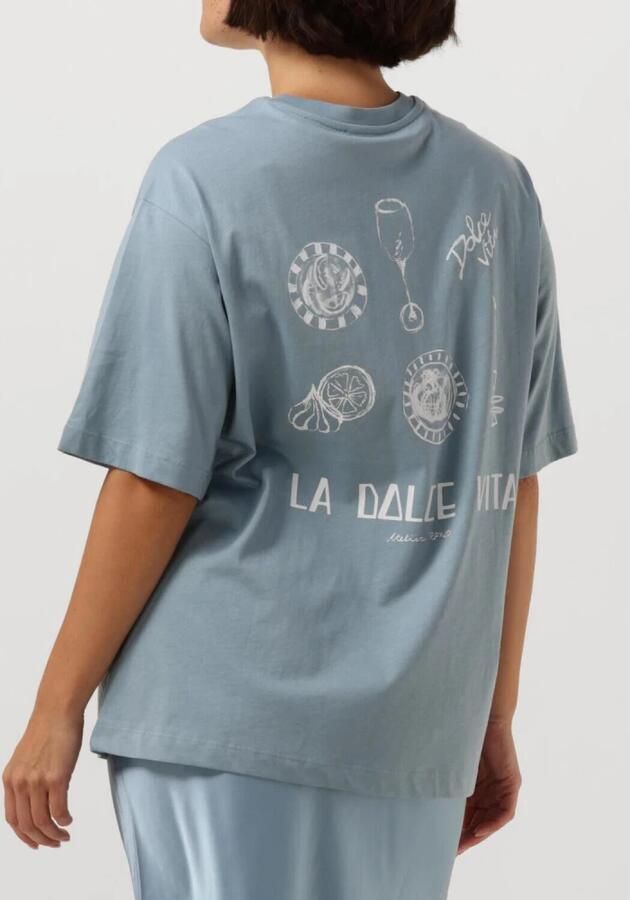 REFINED DEPARTMENT Dames Tops & T-shirts Maggy Lichtblauw - Foto 2