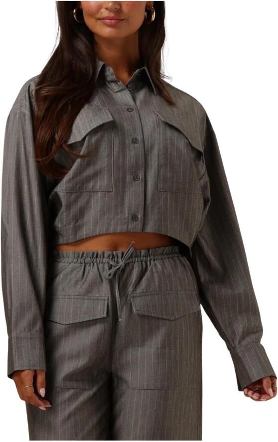Refined Department Grijze Lyloe Blouse voor Stijlvolle Garderobe Gray Dames - Foto 3