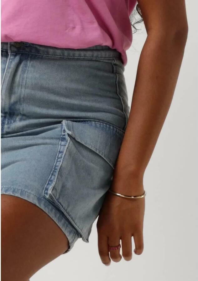 Refined Department cargo spijkerrok Jisel light blue denim - Foto 4