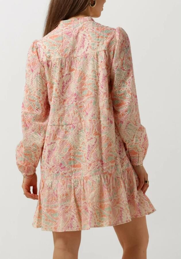 Refined Department Lichtroze Mini Jurk Lenia Multicolor Dames - Foto 2