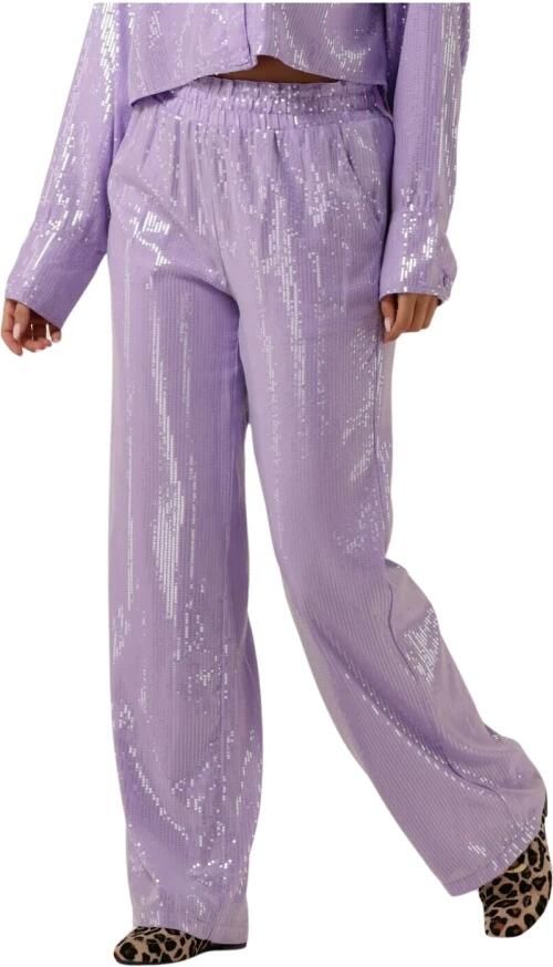 Refined Department high waist loose fit pantalon lila - Foto 3