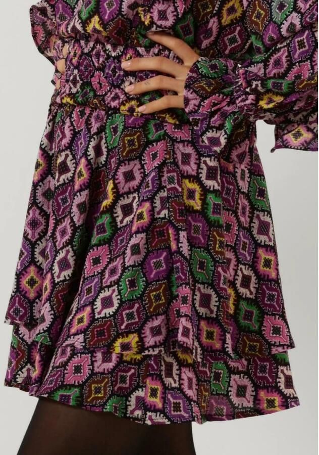 Refined Department Lisa Minirok Zwart Black Dames