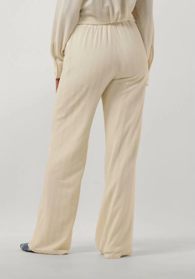 Refined Department Gebreide Gestreepte Broek Nova Beige Dames - Foto 2
