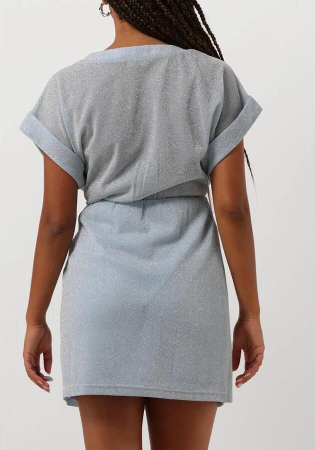 Refined Department Schitter in Zilveren Mini Jurk Sanne Blue Dames - Foto 2