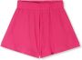 Refined Department high waist loose fit short Joss met textuur roze - Thumbnail 3