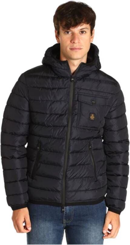 RefrigiWear Blauwe Jassen voor Mannen Blauw Heren