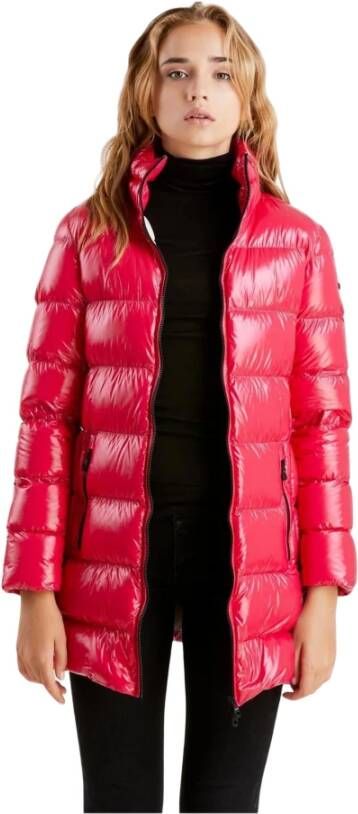 RefrigiWear Fuchsia Polyamide Jackets & Coat Roze Dames