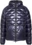 RefrigiWear Blauwe Polyamide Jas met Dubbele Ritssluiting Blue Heren - Thumbnail 3