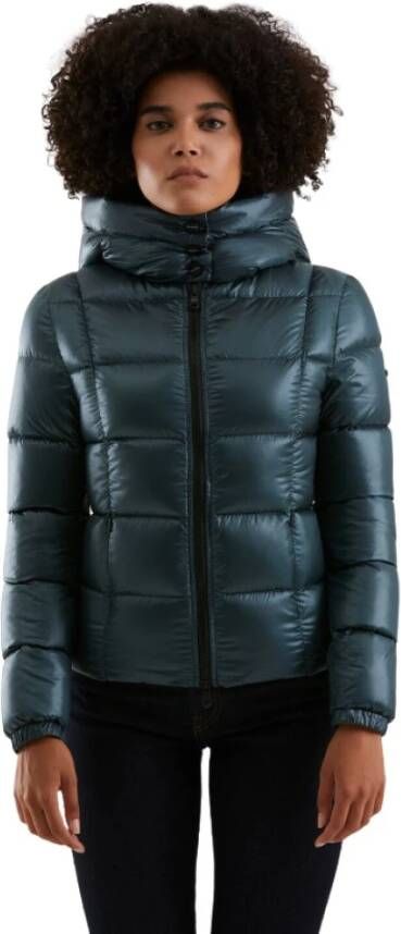 RefrigiWear Lichtpaarse donsjas met rits Green Dames