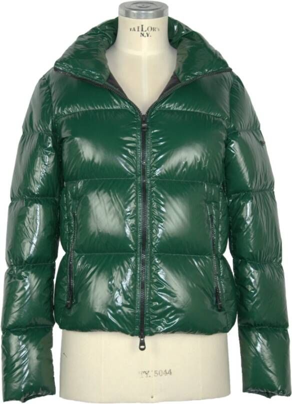RefrigiWear Koelkoekje groene polyamide jassen coat Groen Dames
