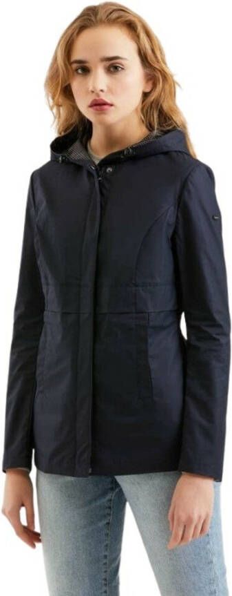 RefrigiWear Blauwe Polyester Jassen & Jas met Ritssluiting Blue Dames