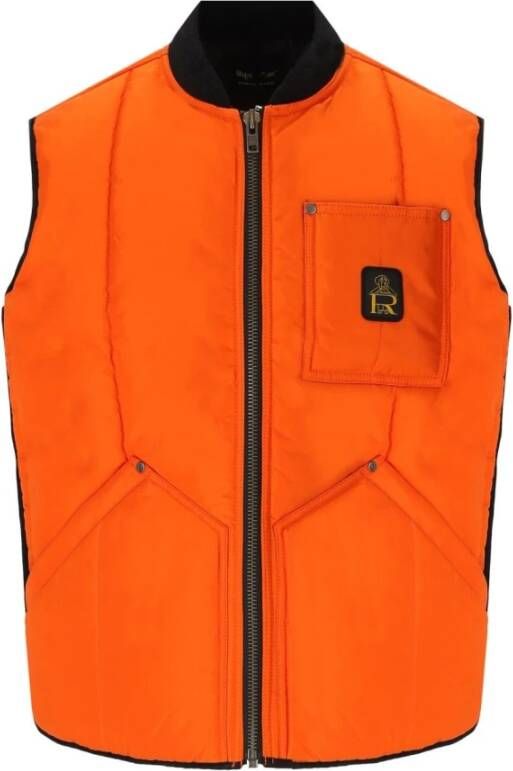 RefrigiWear Oranje Nylon Koelvest met Mesh Afwerkingen Oranje Heren