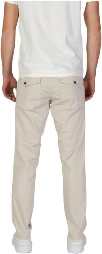 RefrigiWear Beige Katoenmix Regular Fit Broek Beige Heren - Foto 2