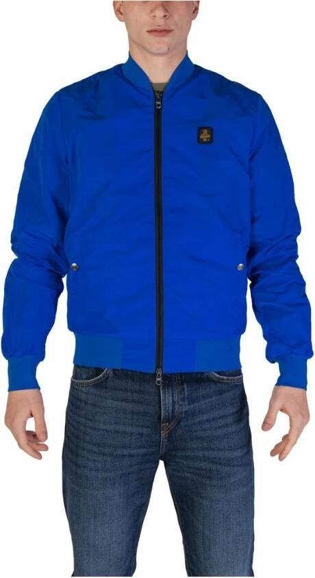 RefrigiWear Blauwe Polyamide Jas Herfst Winter Collectie Blue Heren - Foto 3
