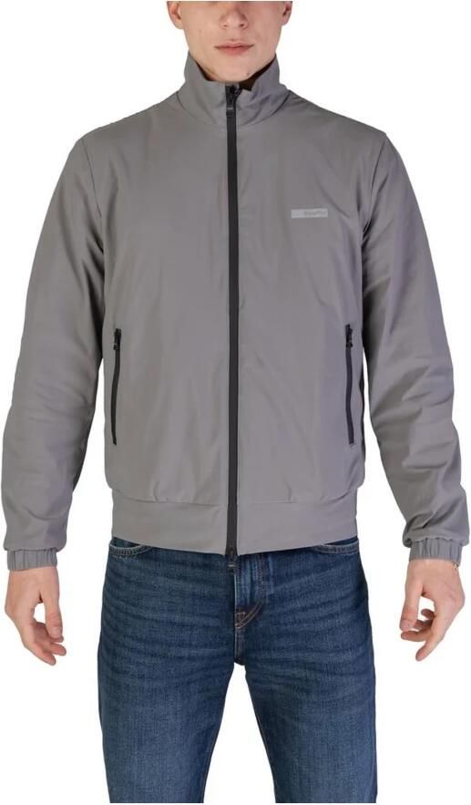 RefrigiWear Grijze Polyamide Jas Herfst Winter Collectie Gray Heren - Foto 3