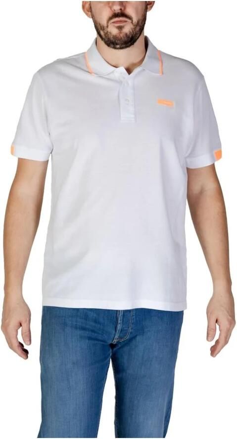 RefrigiWear Katoenen Polo Shirt Herfst Winter Collectie White Heren