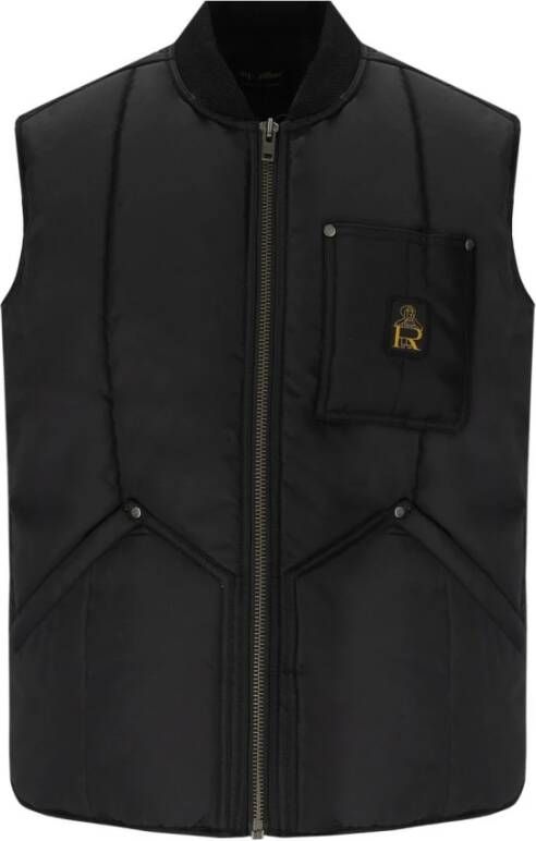 RefrigiWear Zwarte Nylon Waterafstotende Vest Zwart Heren